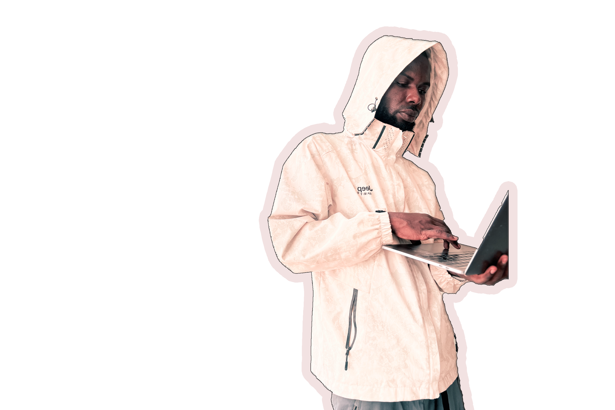 People collaborating with tablet